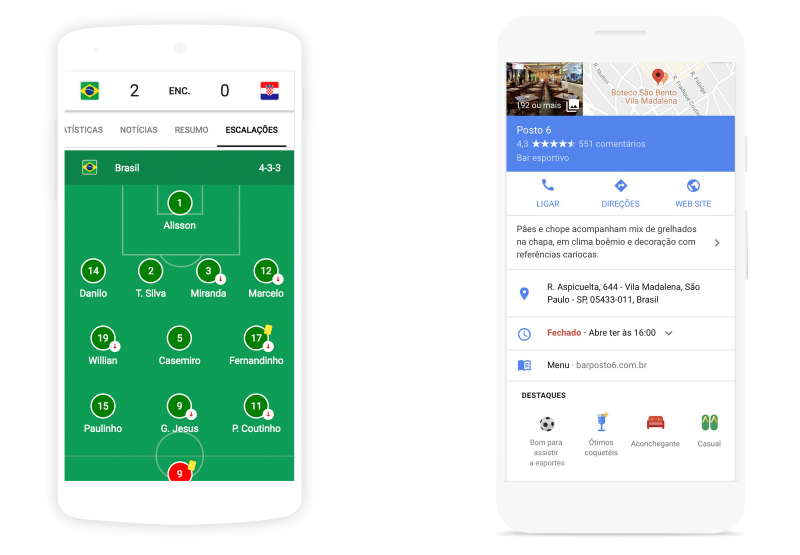 Google anuncia ferramentas e experiências para acompanhar jogos de futebol  - MKT Esportivo